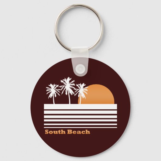 Porte-clés Porte - clé de plage Retro South (Recto)