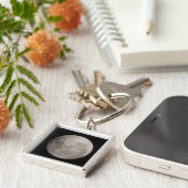 Porte-clés Porte - clé de pleine lune (Côté)