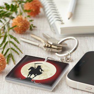 Porte-clés Porte - clé de Pleine lune de faucheuse Grim