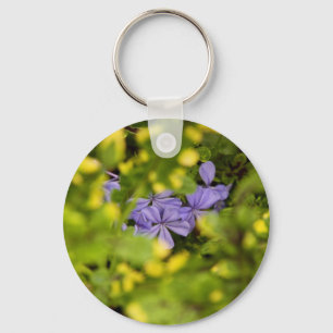 Porte-clés Porte - clé de plumbago de cap bleu