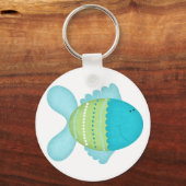 Porte-clés Porte - clé de poisson bleu (Recto)