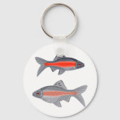 Porte-clés Porte - clé de poisson exotique (Verso)