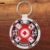 Porte-clés Porte - clé de Poker Canuck Royal (Recto)