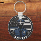 Porte-clés porte - clé de police (Verso)