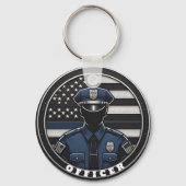 Porte-clés porte - clé de police (Verso)