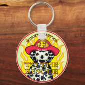 Porte-clés Porte - clé de pompier dalmate (Recto)