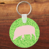 Porte-clés Porte - clé de porc rose (Recto)