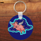 Porte-clés Porte - clé de porc volant (Recto)