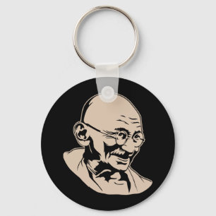Porte-clés Porte - clé de portrait de Mahatma Gandhi