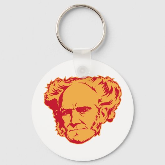 Porte-clés Porte - clé de portrait Schopenhauer (Recto)