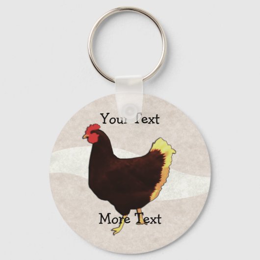 Porte-clés Porte - clé de poulet (Recto)