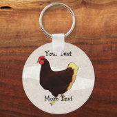 Porte-clés Porte - clé de poulet (Recto)