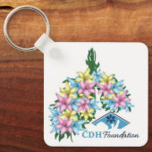 Porte-clés Porte - clé de poumons de fleurs (Recto)