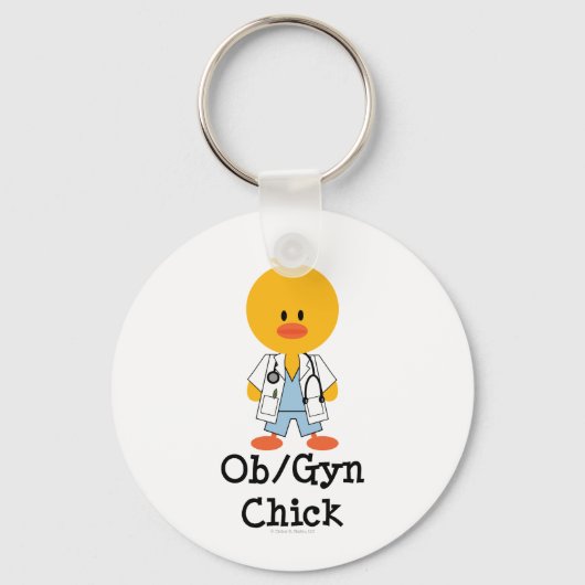 Porte-clés Porte - clé de poussins OB/GYN (Recto)