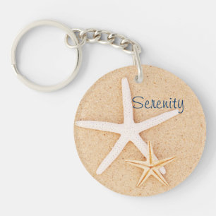 Porte-clés Porte - clé de prière de sérénité d'étoiles