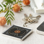 Porte-clés Porte - clé de prime de disque vinyle de LP de (Côté)