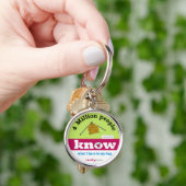 Porte-clés Porte - clé de prime de KNIT de Ravelry de l'amour (main)