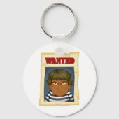 Porte-clés Porte - clé de prisonnier Recherché évité (Verso)