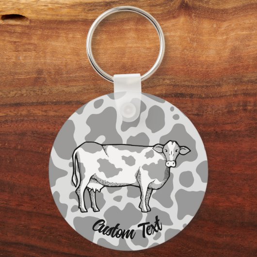 Porte-clés Porte - clé de profil de vache (Recto)