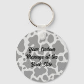 Porte-clés Porte - clé de profil de vache (Verso)