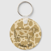 Porte-clés Porte - clé de profil de vache (Recto)