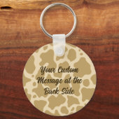 Porte-clés Porte - clé de profil de vache (Verso)