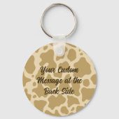 Porte-clés Porte - clé de profil de vache (Verso)