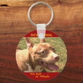 Porte-clés PORTE - CLÉ de profil DIVA DOG (Recto)