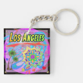 Porte-clés Porte - clé de progrès réel de Los Angeles (Dos)