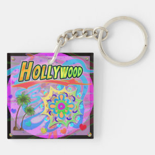 Porte-clés Porte - clé de progrès réel d'Hollywood