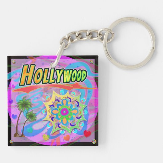Porte-clés Porte - clé de progrès réel d'Hollywood (Dos)