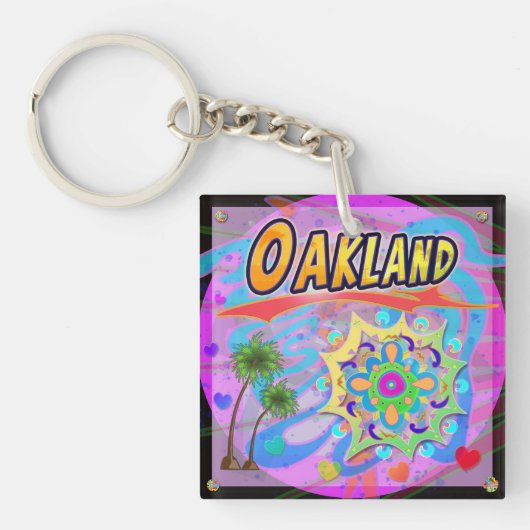 Porte-clés Porte - clé de progrès réel d'Oakland (Devant)