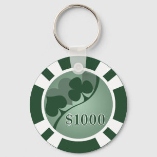 Porte-clés Porte - clé de puces de poker