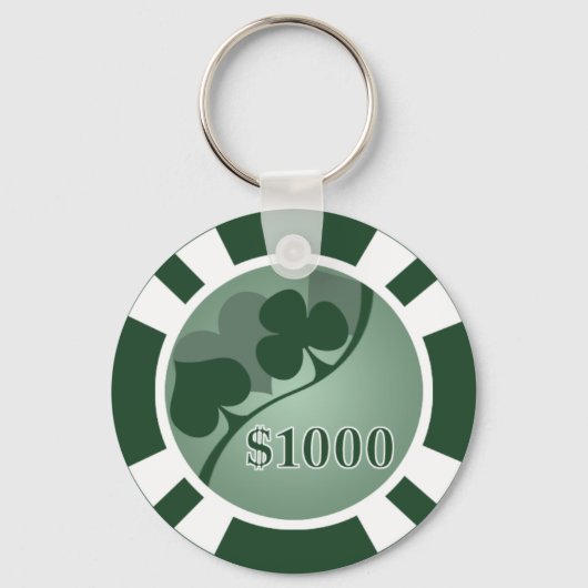 Porte-clés Porte - clé de puces de poker (Recto)