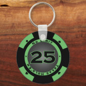 Porte-clés Porte - clé de puces de poker (Recto)