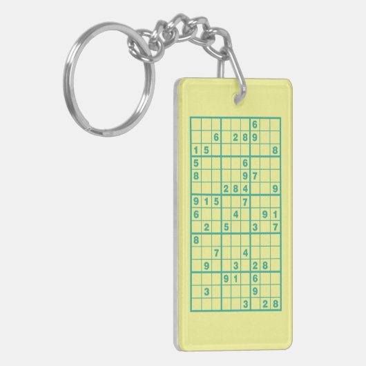 Porte-clés Porte - clé de puzzle Sudoku (Devant gauche)