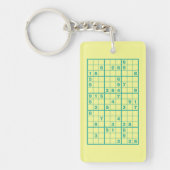 Porte-clés Porte - clé de puzzle Sudoku (Devant)