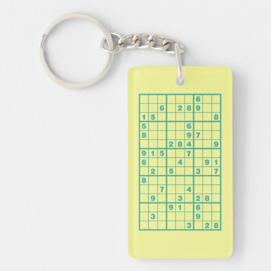 Porte-clés Porte - clé de puzzle Sudoku (Devant)