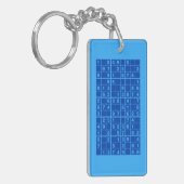 Porte-clés Porte - clé de puzzle Sudoku (Devant gauche)