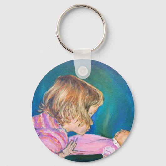 Porte-clés Porte - clé de pyjamas roses (Recto)