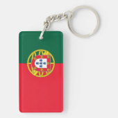 Porte-clés Porte - clé de qualité du drapeau portugais (Dos)