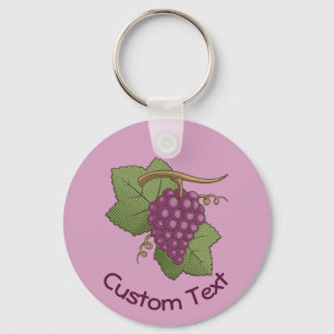 Porte-clés Porte - clé de raisins rouges