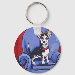 Porte-clés Porte - clé de Rat terrier