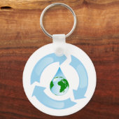 Porte-clés Porte - clé de recyclage de l'eau (Verso)