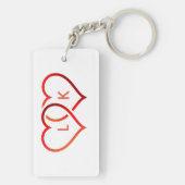 Porte-clés Porte - clé de Red Hearts (Dos)