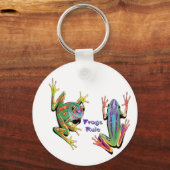 Porte-clés Porte - clé de règle de grenouilles (Recto)