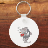 Porte-clés Porte - clé de requin carte (Verso)