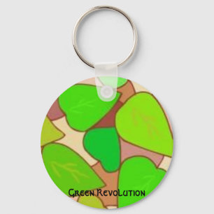 Porte-clés Porte - clé de révolution verte