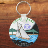 Porte-clés Porte - clé de Rhode Island (Recto)