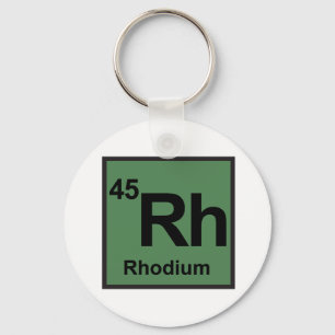 Porte-clés Porte - clé de rhodium